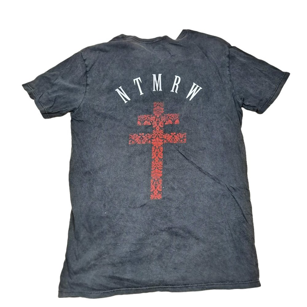 No Tomorrow NTMRW Faded Black Casual T Shirt Mens Size L, Made in Australia - Picture 1 of 10